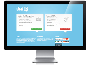 The ChatID Landing Page